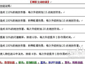 王者之剑刺客攻略详解：技能运用与实战操作技巧