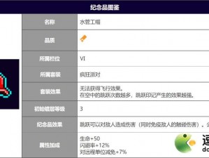 关于霓虹深渊无限中水管工帽的妙用与效果一览