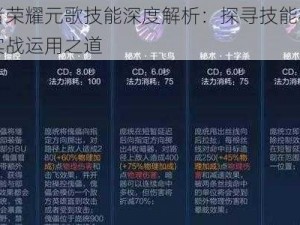 王者荣耀元歌技能深度解析：探寻技能机制与实战运用之道