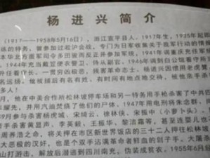 逃亡之路：刽子手杨进兴的川北农村隐匿记