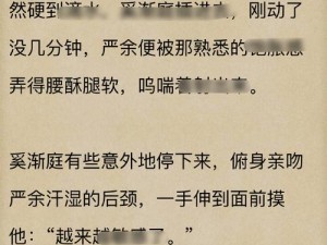 啊轻点灬大JI巴太粗A片小说、啊轻点灬大 JI巴太粗 A 片小说：探索禁忌与欲望的边界