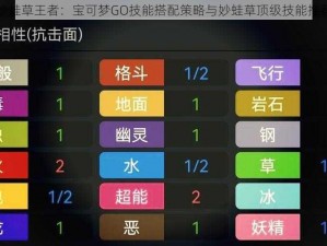 妙蛙草王者：宝可梦GO技能搭配策略与妙蛙草顶级技能推荐