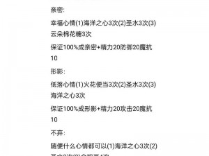 洛克王国狼烟圣魂亲密度攻略：如何正确加点及推荐策略