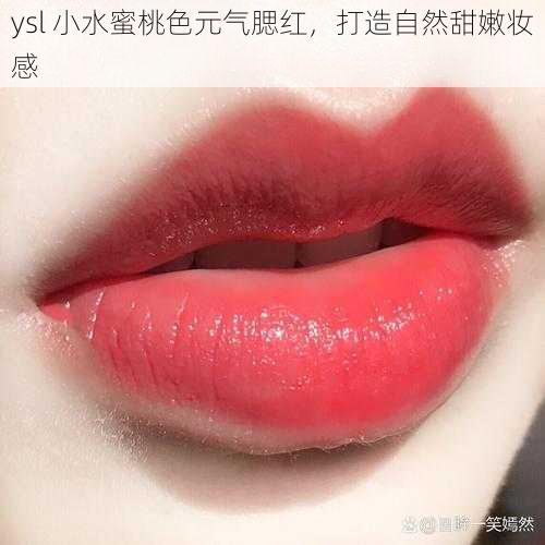 ysl 小水蜜桃色元气腮红，打造自然甜嫩妆感