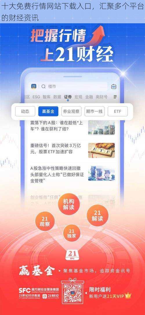 十大免费行情网站下载入口，汇聚多个平台的财经资讯