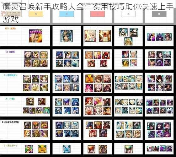 魔灵召唤新手攻略大全：实用技巧助你快速上手游戏