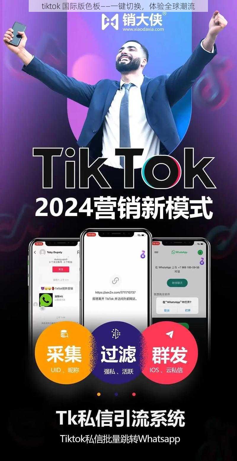 tiktok 国际版色板——一键切换，体验全球潮流