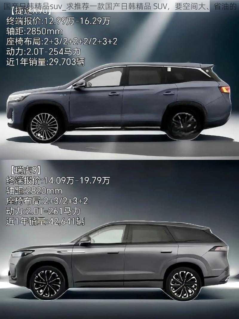 国产日韩精品suv_求推荐一款国产日韩精品 SUV，要空间大、省油的