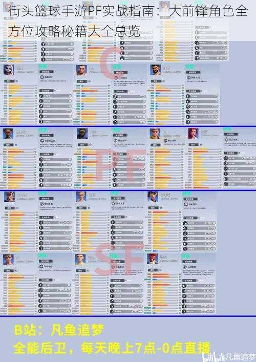 街头篮球手游PF实战指南：大前锋角色全方位攻略秘籍大全总览