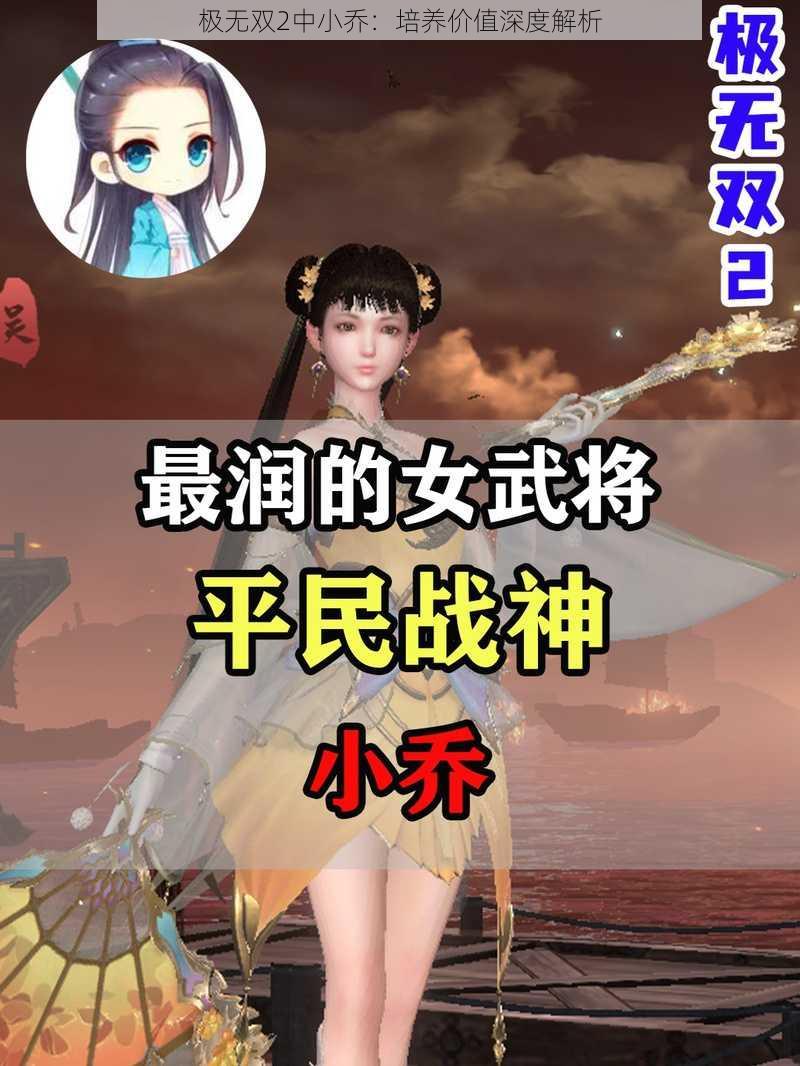 极无双2中小乔：培养价值深度解析