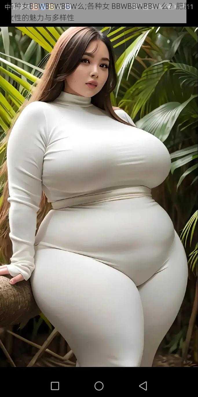 各种女BBWBBWBBW么;各种女 BBWBBWBBW 么？肥胖女性的魅力与多样性