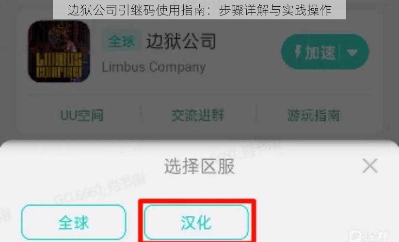 边狱公司引继码使用指南：步骤详解与实践操作