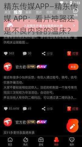 精东传媒APP—精东传媒 APP：看片神器还是不良内容的温床？