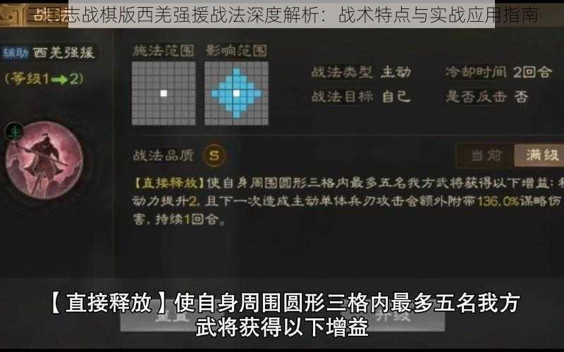 三国志战棋版西羌强援战法深度解析：战术特点与实战应用指南