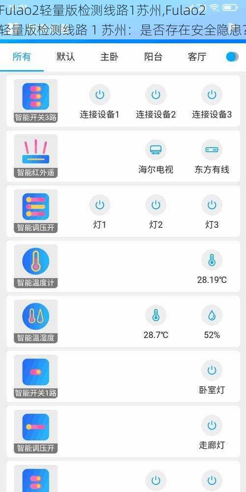 Fulao2轻量版检测线路1苏州,Fulao2 轻量版检测线路 1 苏州：是否存在安全隐患？