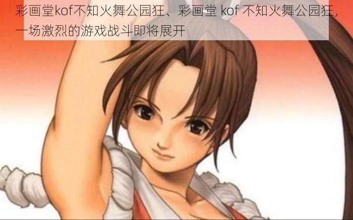 彩画堂kof不知火舞公园狂、彩画堂 kof 不知火舞公园狂，一场激烈的游戏战斗即将展开