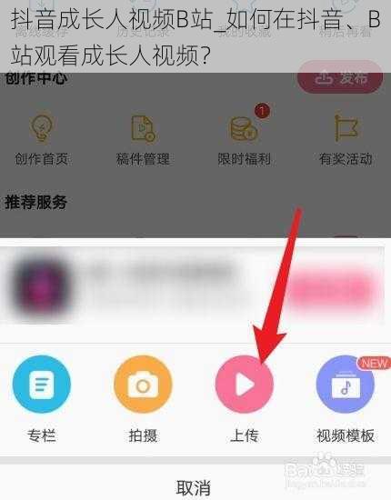 抖音成长人视频B站_如何在抖音、B站观看成长人视频？