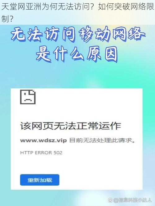 天堂网亚洲为何无法访问？如何突破网络限制？