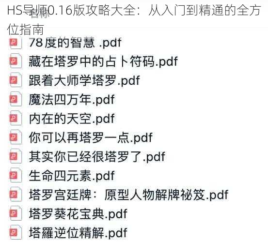 HS导师0.16版攻略大全：从入门到精通的全方位指南