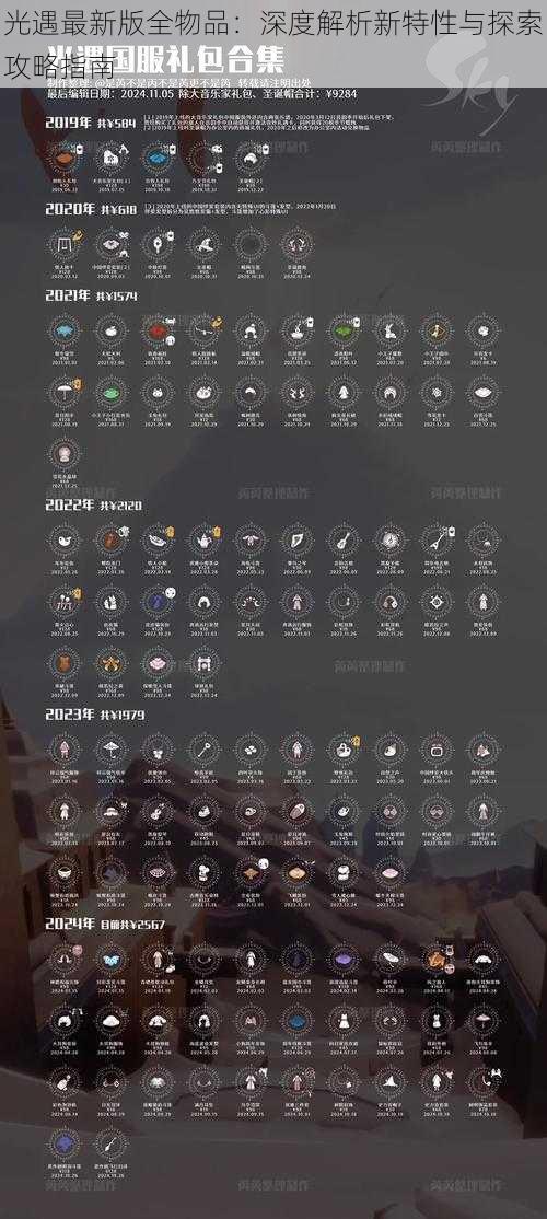 光遇最新版全物品：深度解析新特性与探索攻略指南